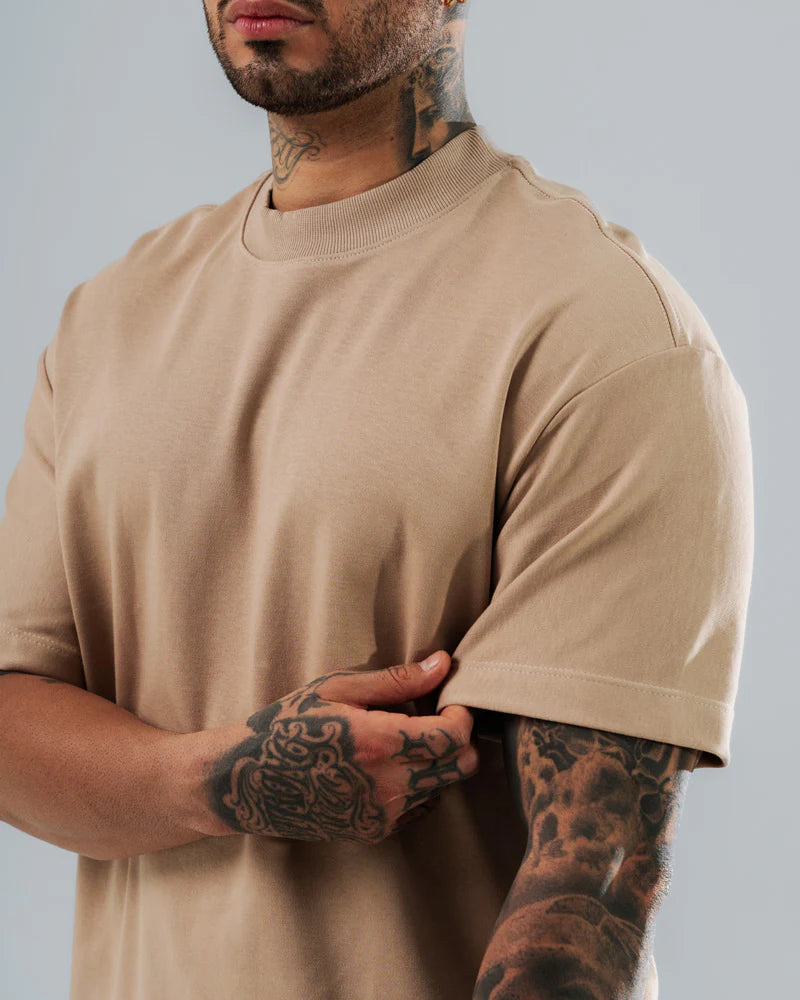 Camiseta Básica Regular Arena - 270 Gramos