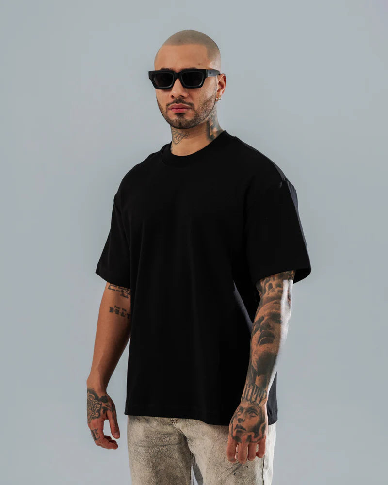 Camiseta Basica Regular Black - 270 Gramos